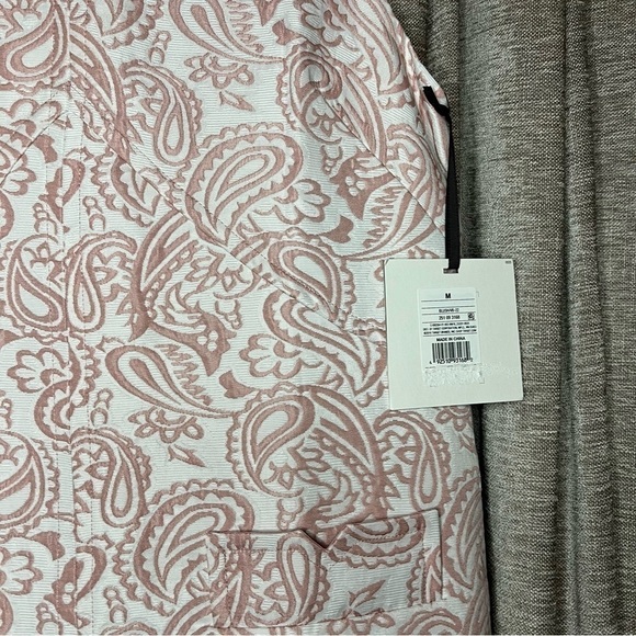 NWT Victoria Beckham Target Blush Pink Jacquard Mod Shift Dress Size Medium - Picture 5 of 15